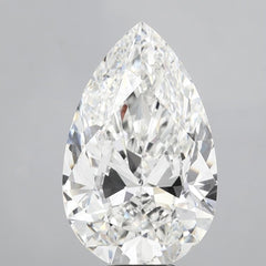 10.0 ct F Colour VVS2 Clarity Pear Shape Lab Grown Diamond