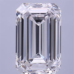 3.75 ct E Colour VVS2 Clarity Emerald Shape Lab Grown Diamond