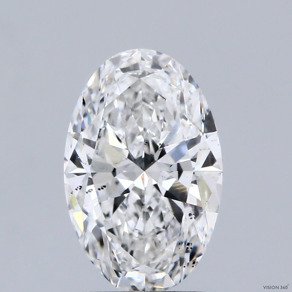 1.6 ct E Colour VS2 Clarity Oval Shape Lab Grown Diamond
