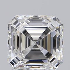 1.28 ct D Colour VVS1 Clarity Asscher Shape Lab Grown Diamond