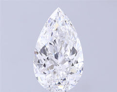 3.6 ct E Colour VVS2 Clarity Pear Shape Lab Grown Diamond