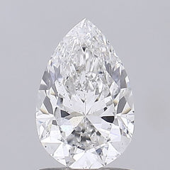 1.0 ct F Colour SI1 Clarity Pear Shape Lab Grown Diamond