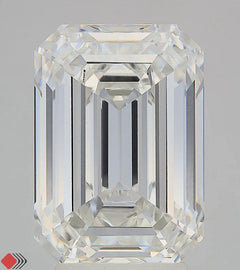 5.09 ct E Colour IF Clarity Emerald Shape Lab Grown Diamond