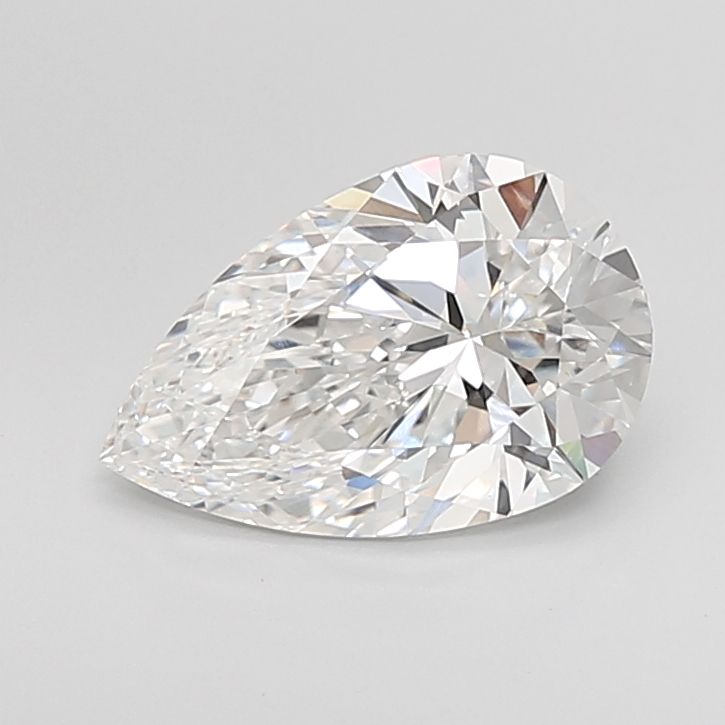 3.02 ct E Colour VVS2 Clarity Pear Shape Lab Grown Diamond