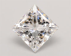 2.04 ct E Colour VVS1 Clarity Princess Shape Lab Grown Diamond