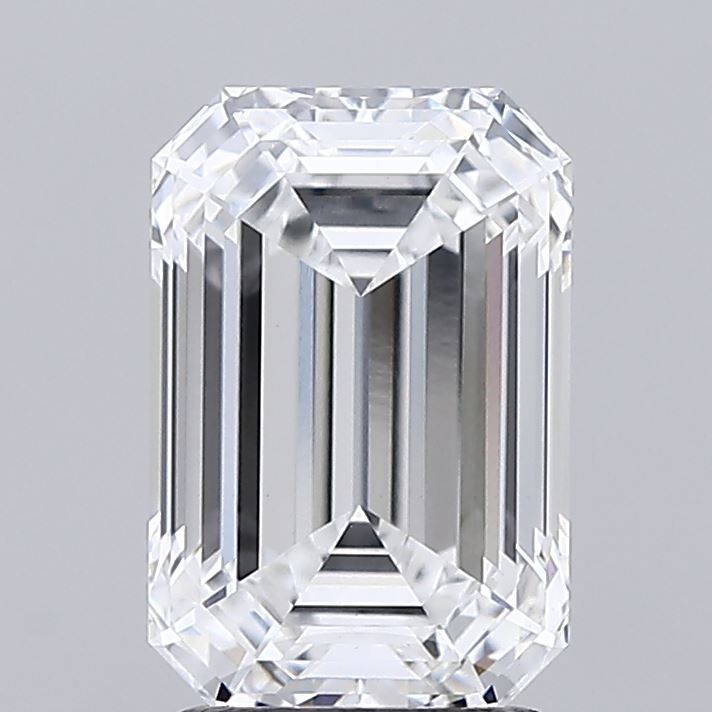 2.57 ct D Colour VVS2 Clarity Emerald Shape Lab Grown Diamond