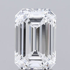 2.57 ct D Colour VVS2 Clarity Emerald Shape Lab Grown Diamond