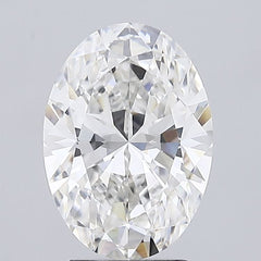 3.16 ct F Colour VVS2 Clarity Oval Shape Lab Grown Diamond