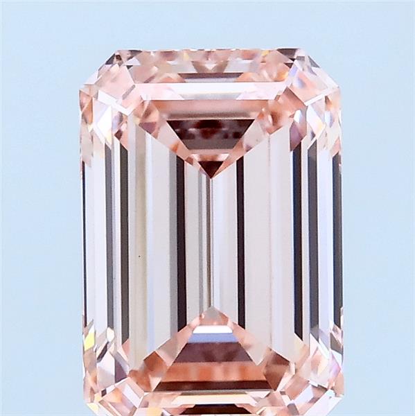 2.03 ct  Colour VVS2 Clarity Emerald Shape Coloured Lab Grown Diamond