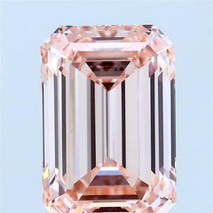 2.03 ct  Colour VVS2 Clarity Emerald Shape Coloured Lab Grown Diamond