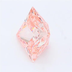 1.72 ct  Colour VVS2 Clarity Princess Shape Coloured Lab Grown Diamond