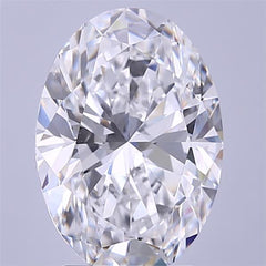 3.2 ct D Colour VS1 Clarity Oval Shape Lab Grown Diamond