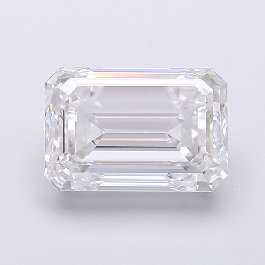 4.02 ct D Colour VVS2 Clarity Emerald Shape Lab Grown Diamond