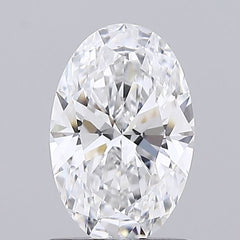 1.01 ct D Colour VVS2 Clarity Oval Shape Lab Grown Diamond