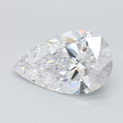 1.22 ct D Colour FL Clarity Pear Shape Lab Grown Diamond