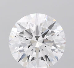 5.06 ct F Colour VVS2 Clarity Round Shape Lab Grown Diamond
