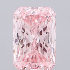 6.02 ct  Colour VVS2 Clarity Radiant Shape Coloured Lab Grown Diamond