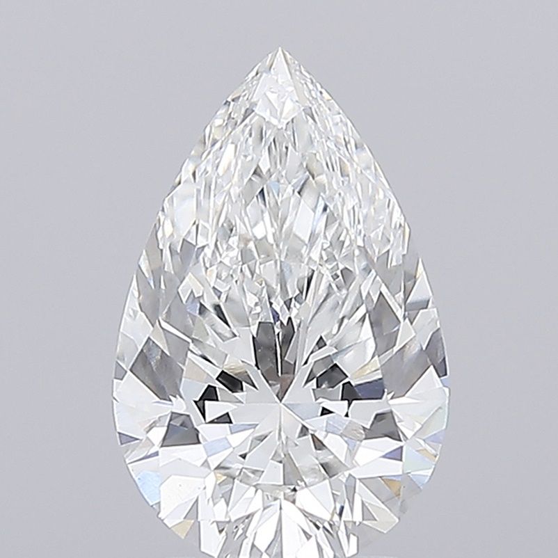3.03 ct E Colour VVS2 Clarity Pear Shape Lab Grown Diamond