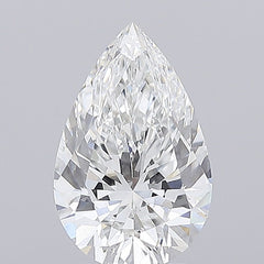 3.03 ct E Colour VVS2 Clarity Pear Shape Lab Grown Diamond